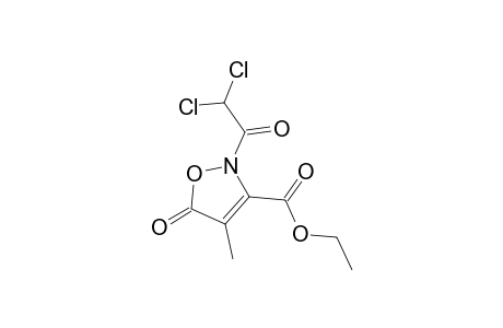 2-(2,2-dichloro-1-oxoethyl)-4-methyl-5-oxo-3-isoxazolecarboxylic acid ethyl ester