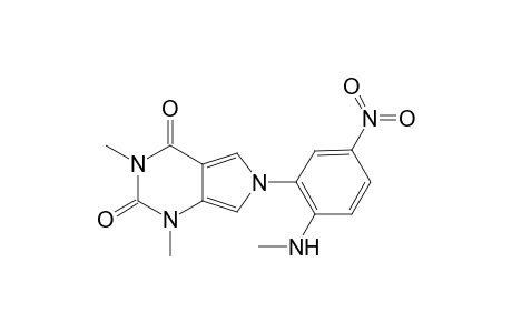 1,3-Dimethyl-6-[2-(methylamino)-5-nitro-phenyl]pyrrolo[3,4-d]pyrimidine-2,4-dione
