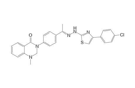 3-[4-(1-(2-(4-((4-Chlorophenyl)thiazol-2-yl)hydrazono)-ethyl)phenyl]-1-methyl-2,3-dihydroquinazolin-4(1H)-one