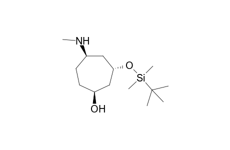 5-Methyamino-3-(tert-butyldimethylsiloxy)cycloheptanol