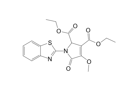 Diethyl 1-(1,3-benzo[d]thiazol-2-yl)-4-methoxy-5-oxo-2,5-dihydro-1H-pyrrol-2,3-dicarboxylate
