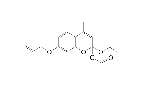 Acetic acid 7-allyloxy-2,4-dimethyl-2,3-dihydro-1,9-dioxa-cyclopenta[b]naphthalen-9a-yl ester