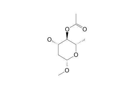 METHYL-4-O-ACETYL-2,6-DIDEOXY-ALPHA-L-ARABINO-HEXOPYRANOSIDE