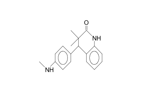3,3-Dimethyl-4-(4-methylamino-phenyl)-3,4-dihydro-quinolin-2(1H)-one