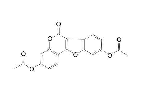 (3-acetoxy-6-oxo-benzofuro[3,2-c]chromen-9-yl) acetate