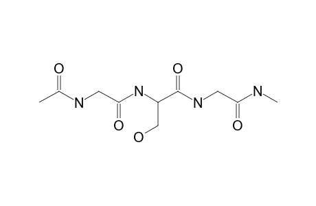 N-ALPHA-(ACETYL)-GLYCYL-SERYLGLYCINE-N-METHYLAMIDE;AC-GLY-SER-GLY-NHME