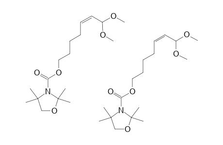 (5Z)-7,7-DIMETHOXY-HEPT-5-ENYL-2,2,4,4-TETRAMETHYL-1,3-OXAZOLIDINE-3-CARBOXYLATE