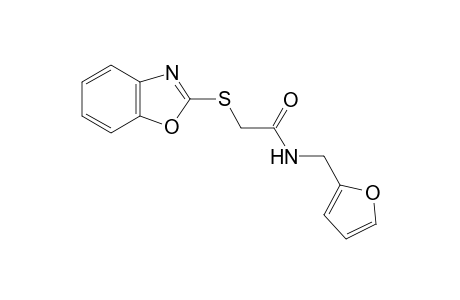2-(1,3-Benzoxazol-2-ylsulfanyl)-N-(2-furylmethyl)acetamide