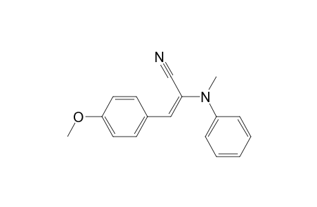 .alpha.-(N-Methylanilino)-p-methoxycinnamonitrile