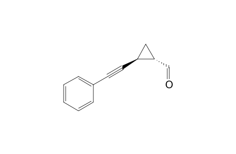 (1S,2S)-2-(2-phenylethynyl)cyclopropanecarbaldehyde