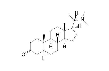 Funtumafrine-C [(20S)-20-(N,N-dimethylamino)-5.alpha.-pregna-3-one]