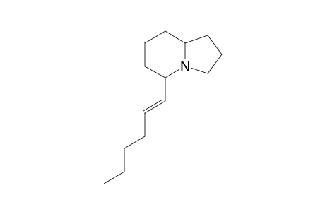 5-(Hex-1'-enyl)octahydroindolizine