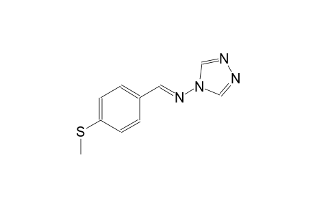 4H-1,2,4-triazol-4-amine, N-[(E)-[4-(methylthio)phenyl]methylidene]-