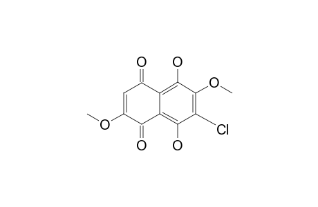 7-CHLORO-5,8-DIHYDROXY-2,6-DIMETHOXY-1,4-NAPHTHOQUINONE
