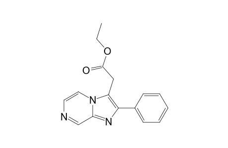 3-(ETHOXYCARBONYLMETHYL)-2-PHENYLIMIDAZO-[1,2-A]-PYRAZINE