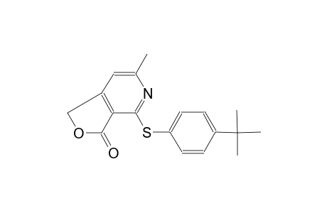 furo[3,4-c]pyridin-3(1H)-one, 4-[[4-(1,1-dimethylethyl)phenyl]thio]-6-methyl-