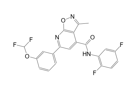 isoxazolo[5,4-b]pyridine-4-carboxamide, 6-[3-(difluoromethoxy)phenyl]-N-(2,5-difluorophenyl)-3-methyl-