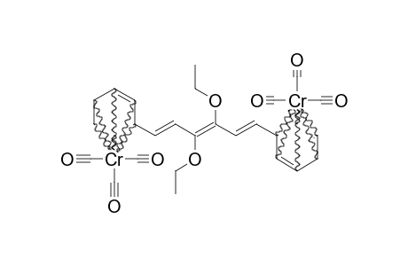 (E,E,E)-3,4-DIETHOXY-1,6-BIS-[(TRICARBONYLCHROMIUM)-PHENYL]-1,3,5-HEXATRIENE;MAJOR-ISOMER