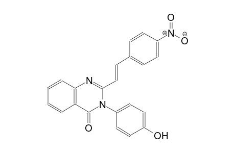3-(4-hydroxyphenyl)-2-[(E)-2-(4-nitrophenyl)ethenyl]-4(3H)-quinazolinone