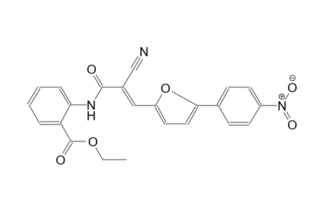 benzoic acid, 2-[[(2E)-2-cyano-3-[5-(4-nitrophenyl)-2-furanyl]-1-oxo-2-propenyl]amino]-, ethyl ester