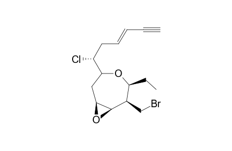 ISOROGIOLEYGENINE-A;(+)-(1R,2R,3S,5R,7S)-2-(BROMOMETHYL)-5-[(Z)-1-CHLOROHEX-3-EN-5-YNYL]-3-ETHYL-4,8-DIOXABICYCLO-[5.1.0]-OCTANE