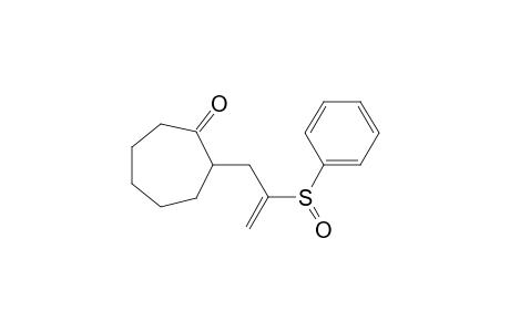 2-[2-(Phenylsulfinyl)-2-propenyl]cycloheptanone