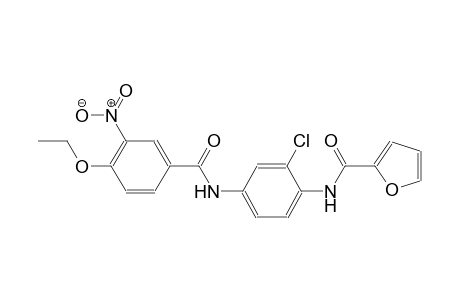 N-{2-chloro-4-[(4-ethoxy-3-nitrobenzoyl)amino]phenyl}-2-furamide