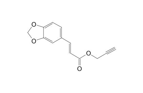 2-Propenoic acid, 3-(1,3-benzodioxol-5-yl)-, 2-propynyl ester