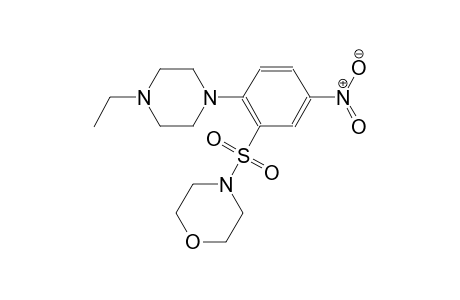 4-([2-(4-Ethyl-1-piperazinyl)-5-nitrophenyl]sulfonyl)morpholine