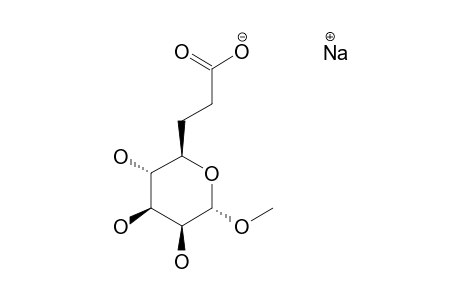 SODIUM-(METHYL-6,7-DIDEOXY-ALPHA-D-MANNO-OCTOPYRANOSIDE)-URONATE