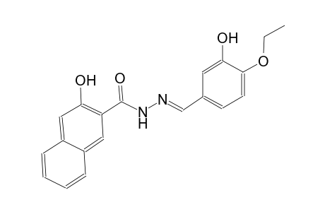 N'-[(E)-(4-ethoxy-3-hydroxyphenyl)methylidene]-3-hydroxy-2-naphthohydrazide