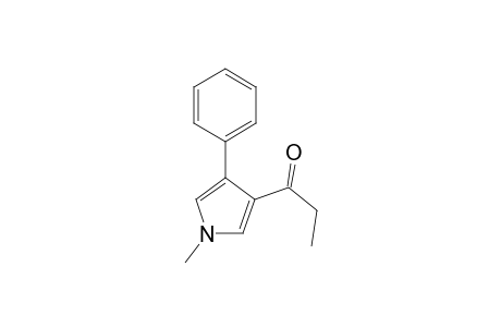 1-Propanone, 1-(1-methyl-4-phenyl-1H-pyrrol-3-yl)-