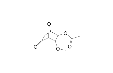 7-Oxabicyclo[2.2.1]heptan-2-one, 5-(acetyloxy)-6-methoxy-, (5-exo,6-endo)-(.+-.)-