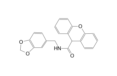 N-(1,3-benzodioxol-5-ylmethyl)-9H-xanthene-9-carboxamide
