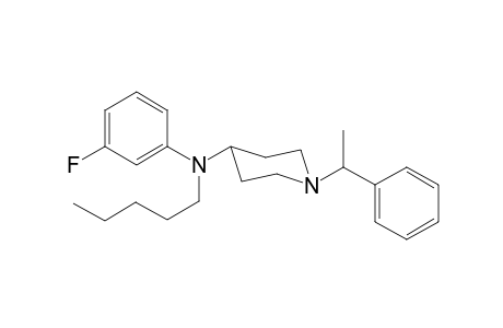 N-3-fluorophenyl-N-pentyl-1-(1-phenylethyl)piperidin-4-amine