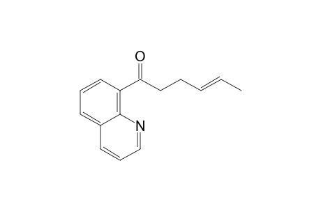 8-Quinolinyl pent-3-enyl ketone