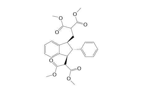 (1S*,2S*,3S*)-1-(2-(methoxyoxomethyl)-3-methoxy-3-oxopropan-1-yl)-3-(1,3-dimethoxy-1,3-dioxopropan-2-yl)-2-phenyl-2,3-dihydro-1H-inden