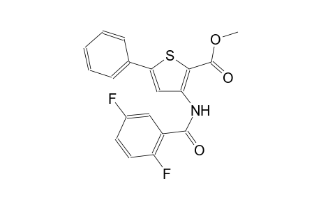 2-thiophenecarboxylic acid, 3-[(2,5-difluorobenzoyl)amino]-5-phenyl-, methyl ester