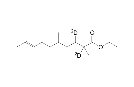 Ethyl 2,3-dideuterio-2,5,9-trimethyldec-8-enoate