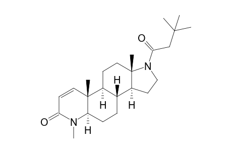 (5R,8R,9S,10R,13S,14S)-17-(3,3-Dimethyl-butyryl)-4,10,13-trimethyl-4,5,6,7,8,9,10,11,12,13,14,15,16,17-tetradecahydro-4,17-diaza-cyclopenta[a]