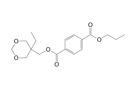 Terephthalic acid, (5-ethyl-1,3-dioxan-5-yl)methyl propyl ester