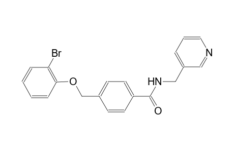 4-[(2-bromophenoxy)methyl]-N-(3-pyridinylmethyl)benzamide