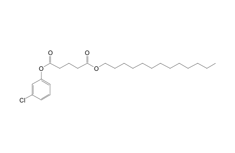 Glutaric acid, 3-chlorophenyl tridecyl ester