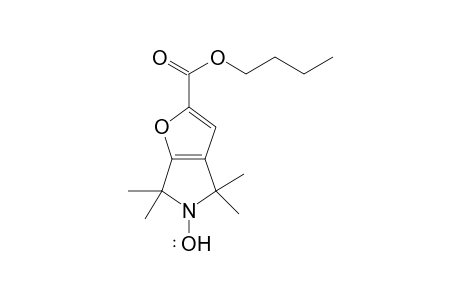 2-n-Carbobutoxy-4,4,6,6-tetramethyl-4,6-dihydro-5H-furo[2,3-c]pyrrole-5-yloxyl radical