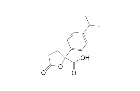 (R)-5-Oxo-2-(4-isopropylphenyl)tetrahydrofuran-2-caboxylic acid