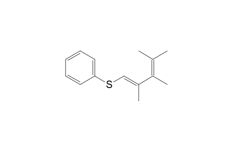 Benzene, [(2,3,4-trimethyl-1,3-pentadienyl)thio]-