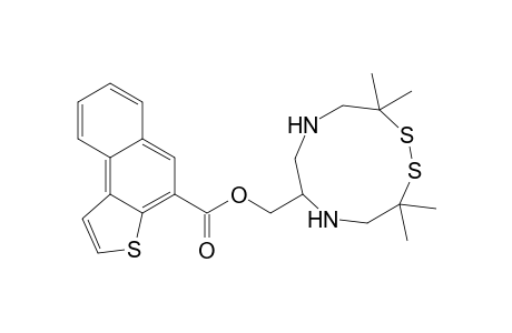 1,2,5,8-Dithiadiazecine, naphtho[2,1-b]thiophene-4-carboxylic acid deriv.