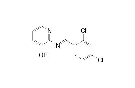 2-((2,4-dichlorobenzylidene)amino)-3-pyridinol
