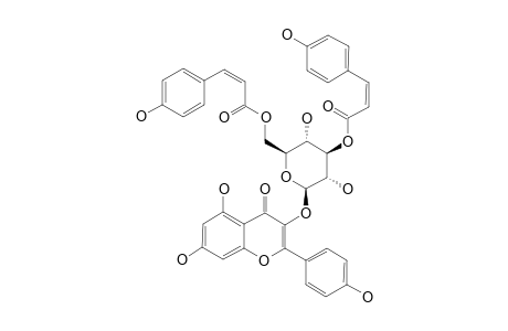 STENOPALUSTROSIDE-A;KAEMPFEROL-3-O-(3'',6''-DI-O-Z-PARA-COUMAROYL)-BETA-D-GLUCOPYRANOSIDE