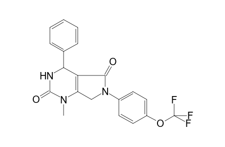 1-Methyl-4-phenyl-6-[4-(trifluoromethoxy)phenyl]-4,7-dihydro-3H-pyrrolo[3,4-d]pyrimidine-2,5-dione